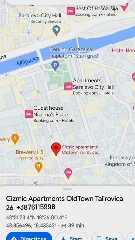 Nana Apartment Oldtown 塞拉耶佛 外观 照片